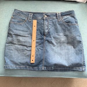 St. John’s Bay Denim Skort Miniskirt Shorts 16